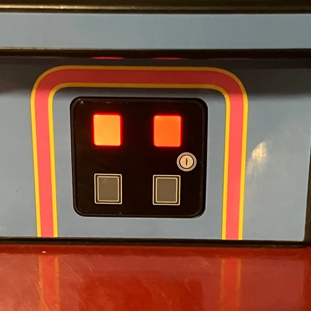 Arcade Ms. Pac-Man Retro Console - Blue and Black